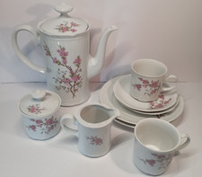 Mitterteich Porzellan Kaffeeservice  mit Blumendekor - Vintage