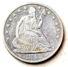 1/2  Dollar  1848 O . 50 Cents