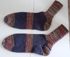 Weiche bunte  Wollsocken Gr