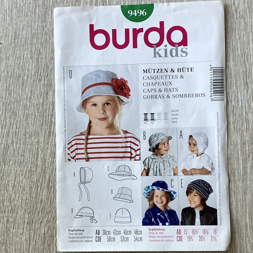 Burda kids schnittmuster - schnittmuster, 9496