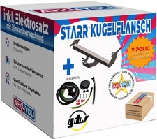 AHK GDW für Renault Twingo 98-07 starr Kugelflansch + 7-pol ESATZ ABE