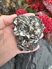 Tetraedrit Stufe mit Paragenese  Pyrit aus Casapalca, Peru