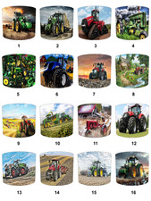 Bauernhof Traktoren Tapete Decke Lampenschirm Tisch Anhänger