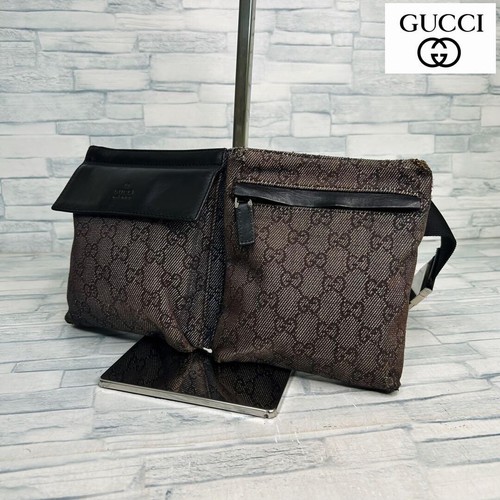Gucci canvas gürteltasche - gg,