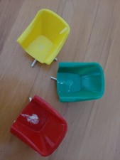 3 Retro Puppen Stühle - 70er