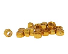 Mutternsatz Aluminium gold -