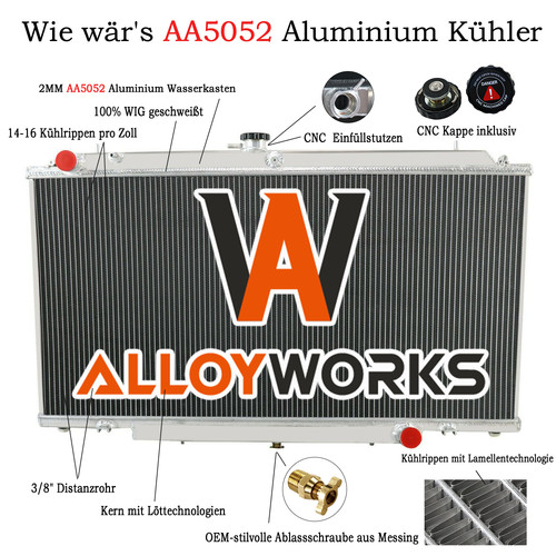 Reihe aluminium kühler für - 3,