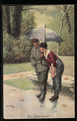 Künstler arthur thiele - künstler-ak,