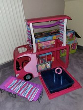 ✨ Barbie Glam Camper Campingbus mit Zubehör & Originalverpackung ✨