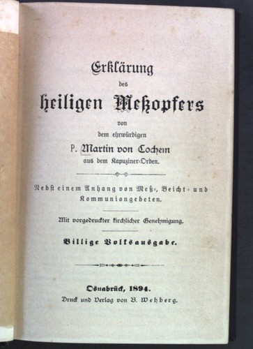 Erklärung der heiligen