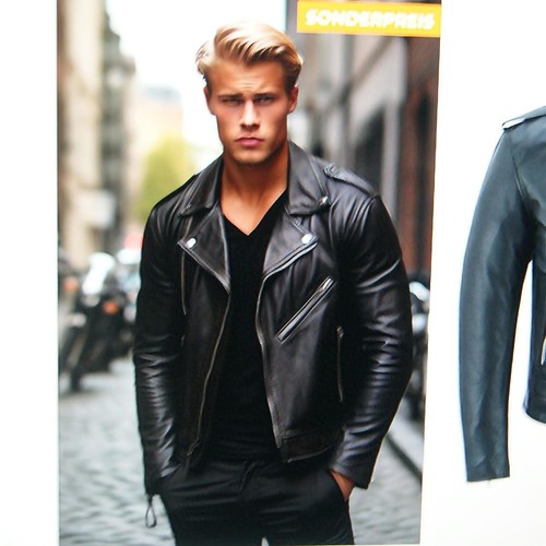 Lederjacke herren xxl schwarz - lederjacke,