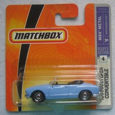Matchbox 2008 VW Karmann Ghia Cabrio Convertible 1969 Hellblau  OVP 