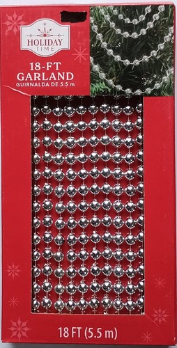 Holiday time garland silber - time, 'silber'
