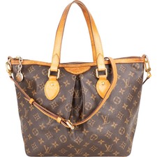 Louis Vuitton Canvas Monogram Palermo PM Handbag Tasche