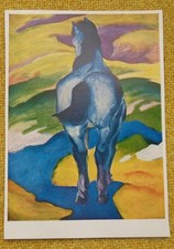 Motivkarte/Künstlerkarte Franz Marc "Das blaue Pferd "  (25-25)