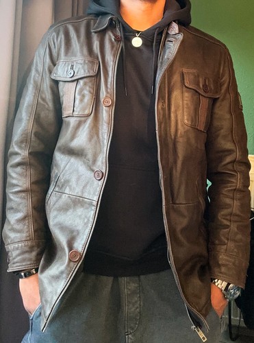 Engbers leather jacket men - men, –