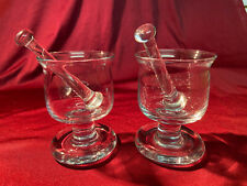 Holmegaard Grogglas mit Stößel, Michael Bang Design 1973 Denmark