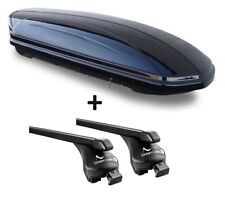 Dachbox VDPMAA 460 l + Relingträger Quick aufliegend für für BMW X6F16 ab 15