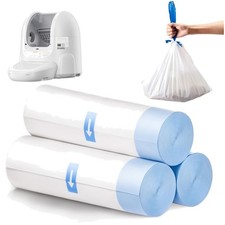 Müllbeutel Katzentoilette 70x32cm 45 Stück abbaubar reißfest Müllsack