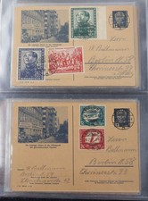 DDR tolle Sammlung der Ganzsachen in 2 Leuchtturm Alben, hoher Katalogwert