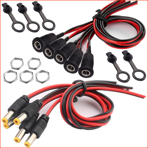 Power jack socket - power, 5x