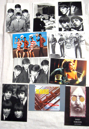 Beatles 10x postkarten plakat - postkarten,