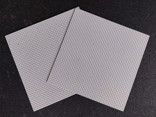 2 X Lego Platten Bauplatte 48 X 48 38 cm X 38 cm grau