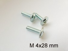 50 Stück  M 4 x 28 mm    Möbelschrauben Verbindungsschrauben  verzinkt
