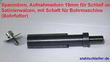 Spanndorn, Aufnahmedorn, Satinierwalze, Satiniermaschine, für Bohrmaschinen 