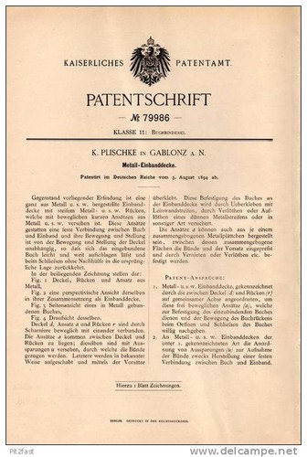 Original patentschrift k - -,