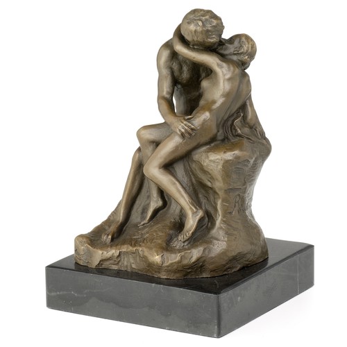 Moritz bronze figur kuss von - bronze,