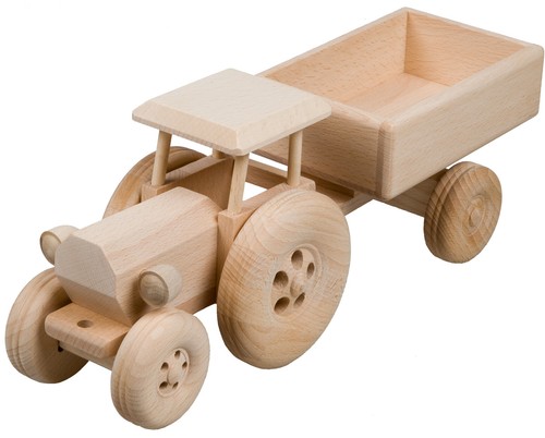 Trecker mit anhänger traktor - trecker,