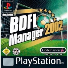 Sony PlayStation 1 - BDFL Manager 2002 - mit OVP