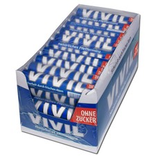 (19,44€/1kg) Vivil Rolle blau ohne Zucker Pfefferminz-Bonbons 30 Stk