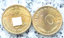 10 Reichspfennig 1938 D Messing 3. Reich HK Münze Deutsches Reich selten TOP