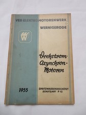 VEB Elektromotorenwerk Wernigerode, alter Produktkatalog zu Drehstrom-Motoren
