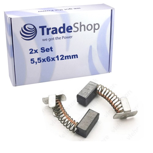 Motorkohlen kohlebürsten - 2x,