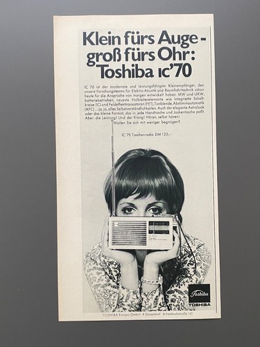Toshiba taschenradio 70 - taschenradio, ´70