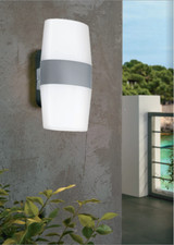 LED IP44 Silber  Alu