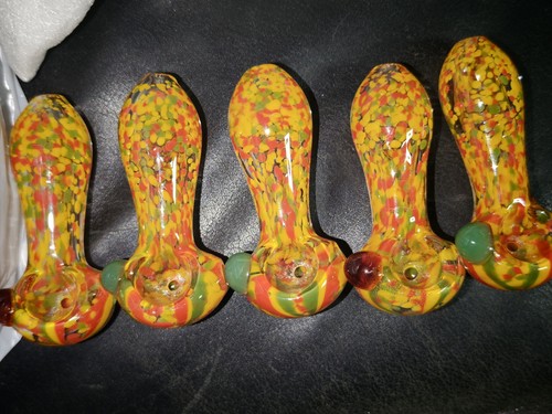 5er set glaspfeifen spoon - set,
