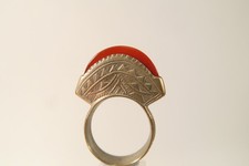 alter silberner Ring Achat