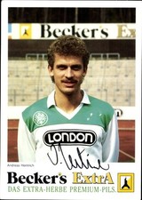 Autogrammkarte Fußballer