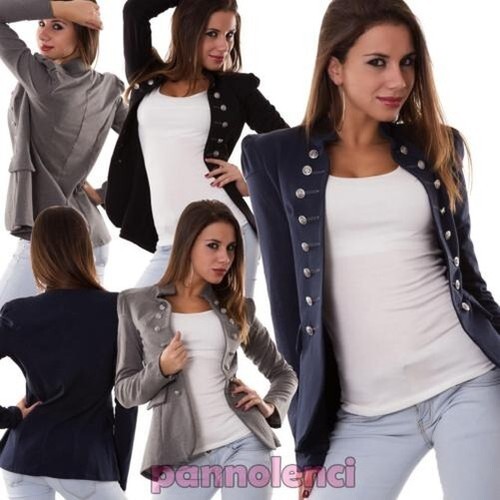 Damen militarjacke mit - damen,