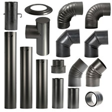 Ofenrohr Gebläut Rauchrohr