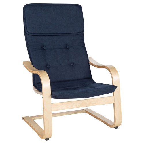 Schwingsessel dunkelblau - -,