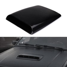 Universal Motorhaube Lufthutze Lufteinlass Luftstrom Auslass Abdeckung Schwarz