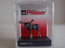 Preiser Elch Wildtiere Zoo Winter Elchtest Tier 29509 H0 1:87 OVP Einzelfigur