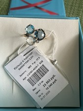 Goldring 585 mit Topas. Neu 