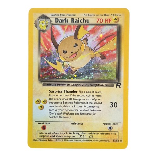 Pokemon tcg dark raichu - pokemon,