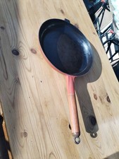 Le Creuset La Mama Enzo Mari Vintage seltene Bratpfanne 29 cm terrakotta 